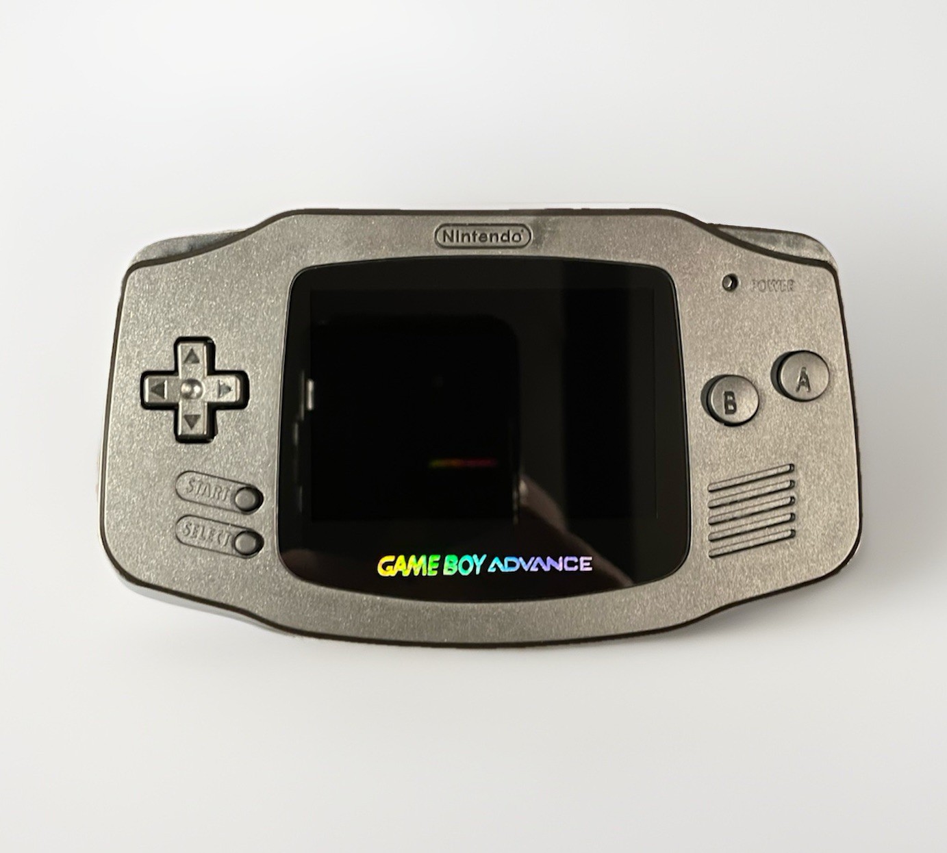 Gamboy Advanced Midnight Black: Model AGB-001 w/Backlit Screen IPS V5 Working