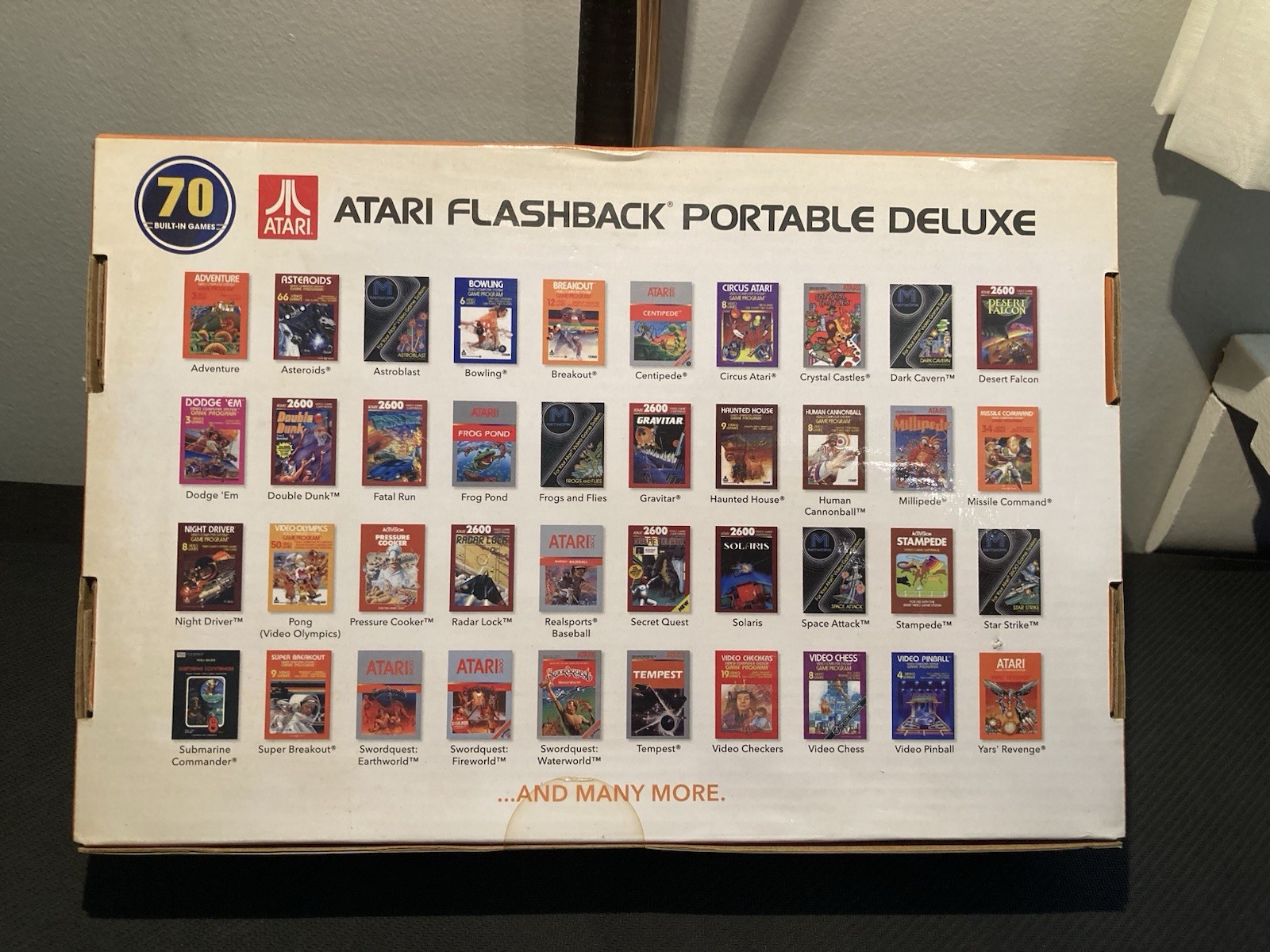 New Atari Flashback Portable Deluxe – Handheld Gaming Console Sealed 70+ Games