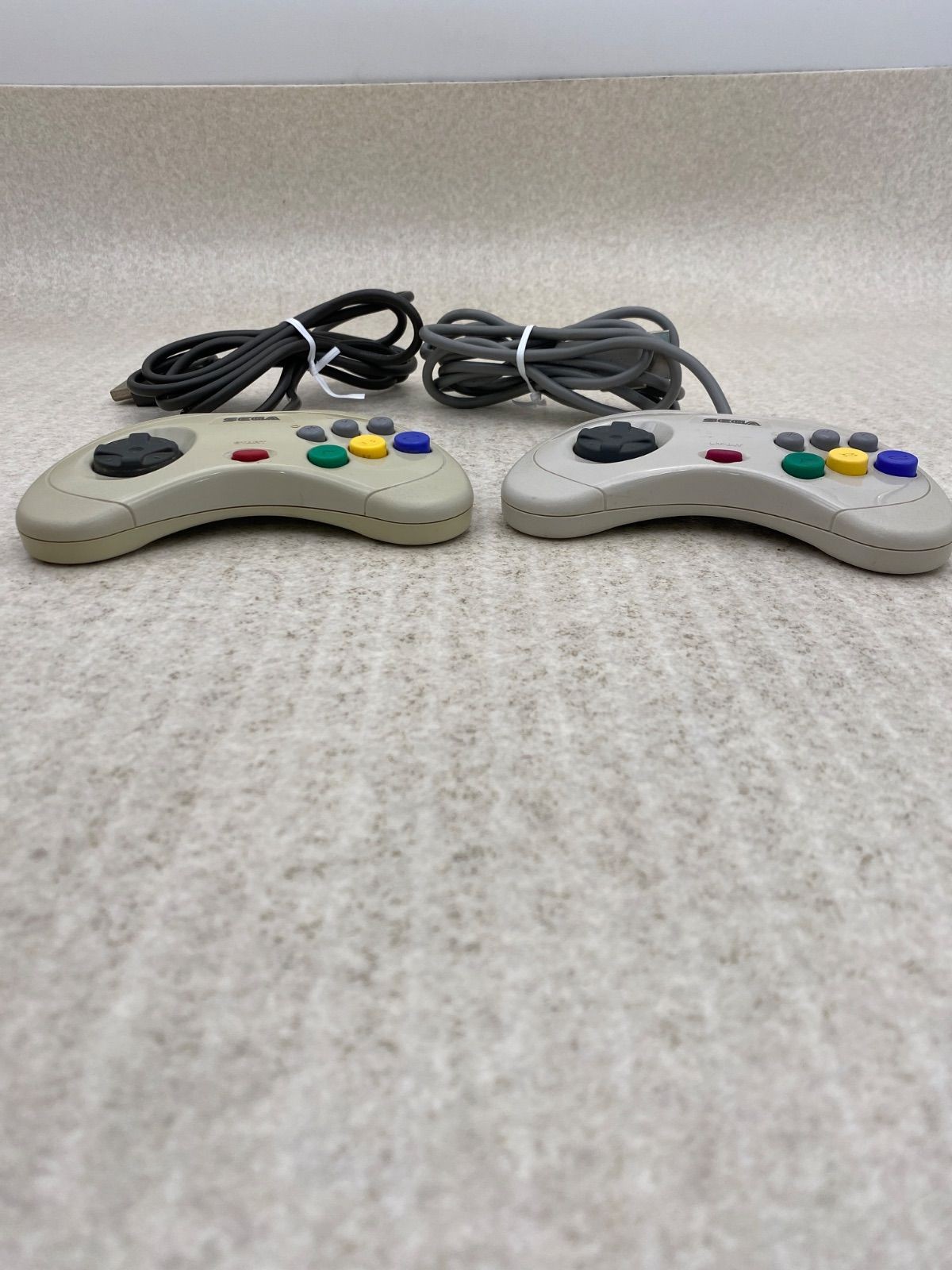 Sega Saturn HST 3220 console with 2 controllers