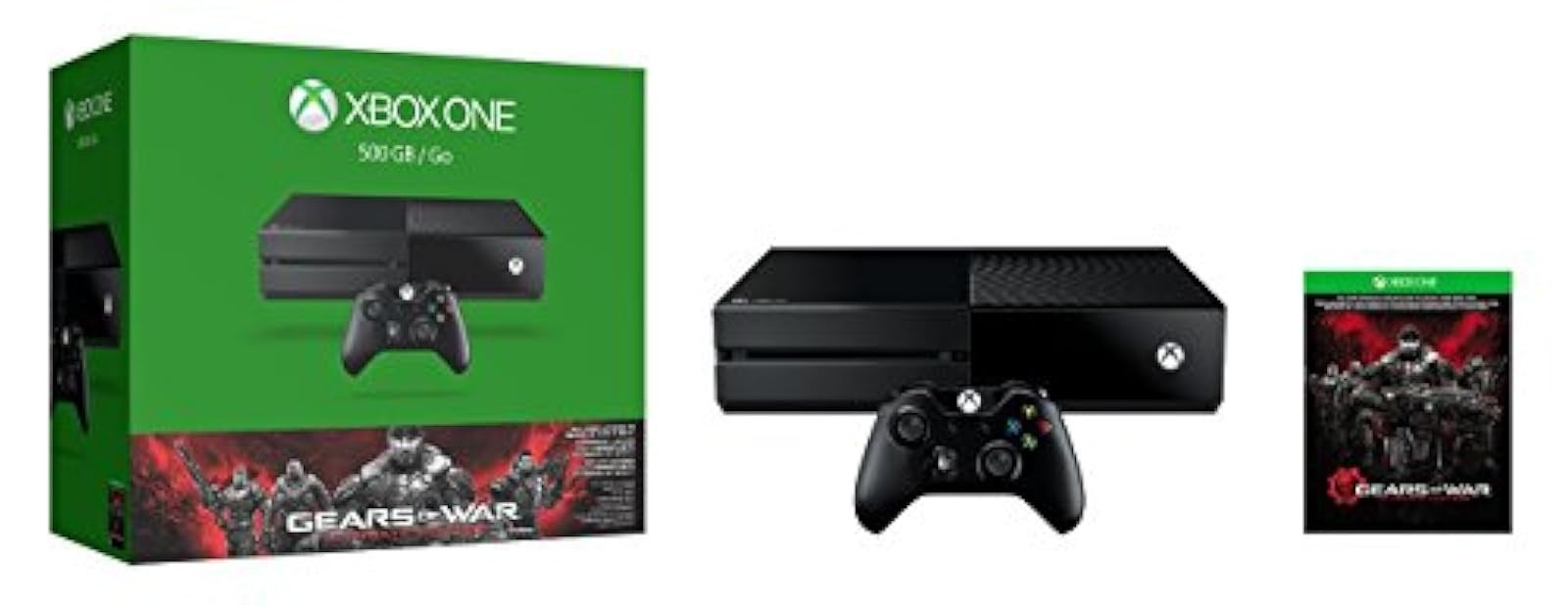 Xbox One 500GB Console Gears Of War: Ultimate Edition Bundle Very Good 2Z