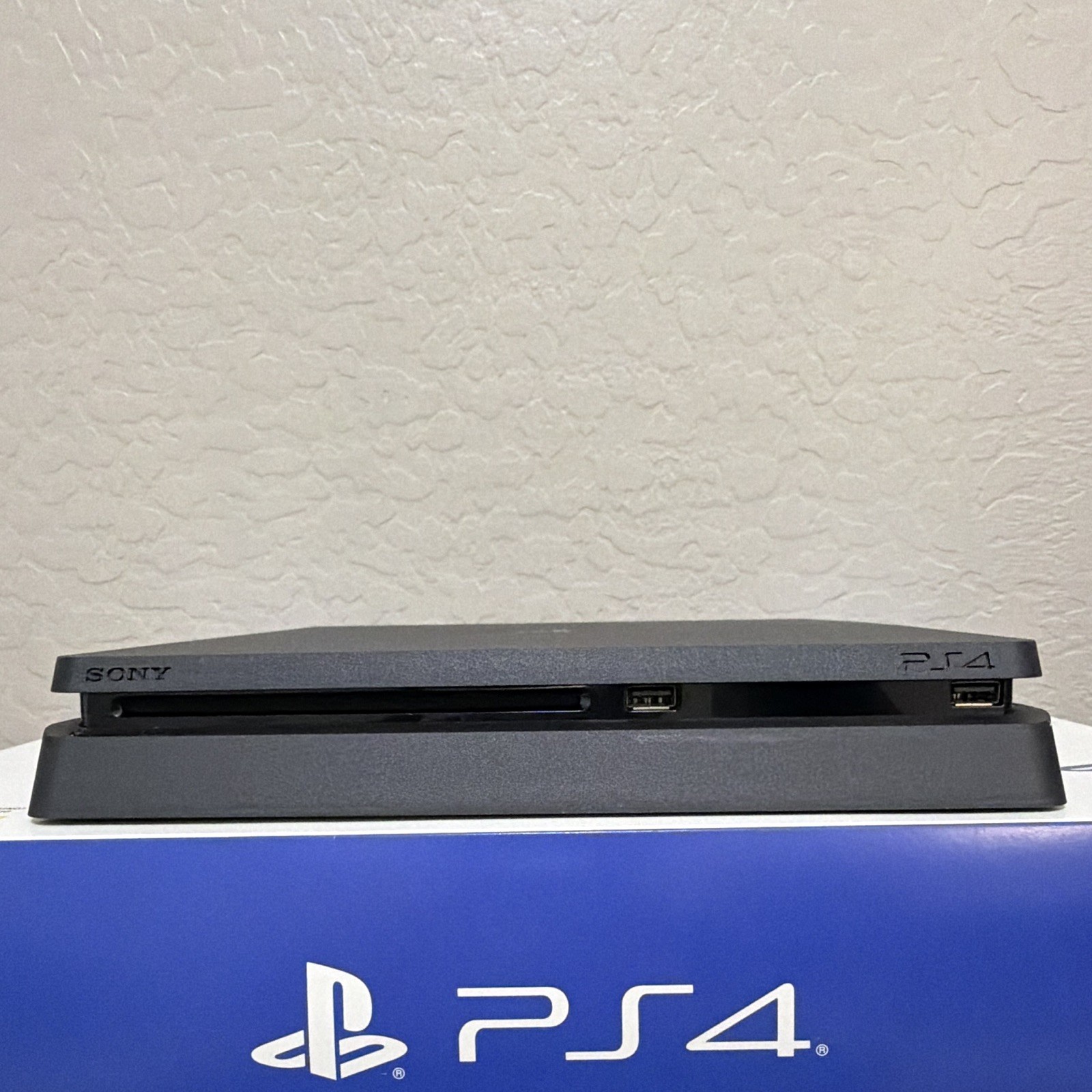 Sony PlayStation 4 pro Slim 1TB Jet Black Console HDR Wi-Fi HDMI USB-A Ethernet