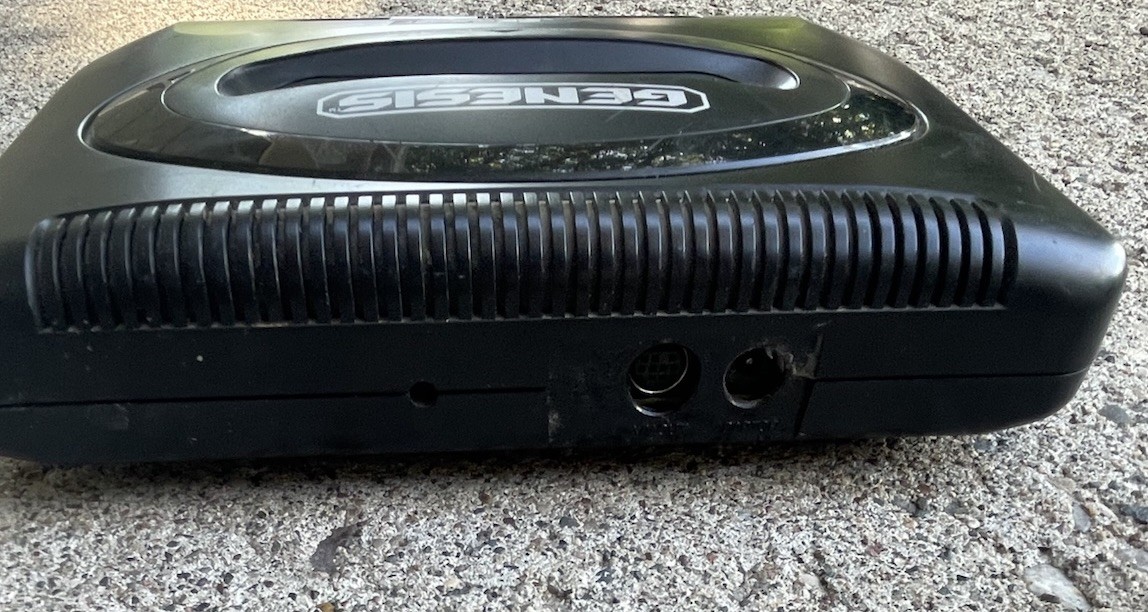Sega Genesis Model 2 MK-1631 Console Only Black Untested For Parts or Repair