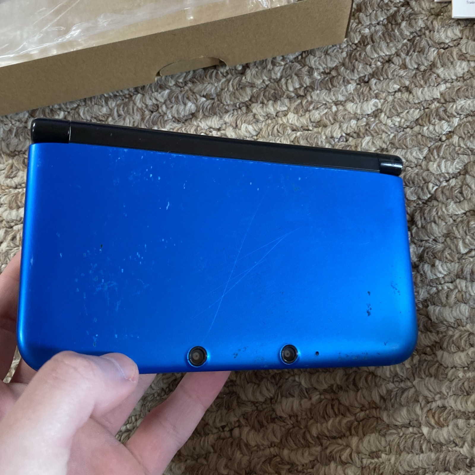 Nintendo 3DS XL Handheld System – Blue/Black USA In Box CiB With Charger