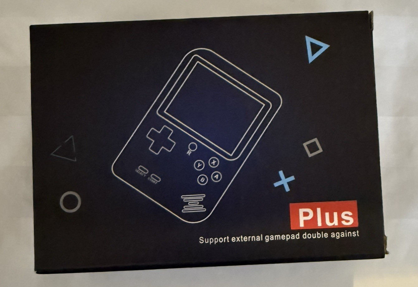 Game Box Plus Handheld Console – Retro Gaming System w/ Preloaded Games NIB