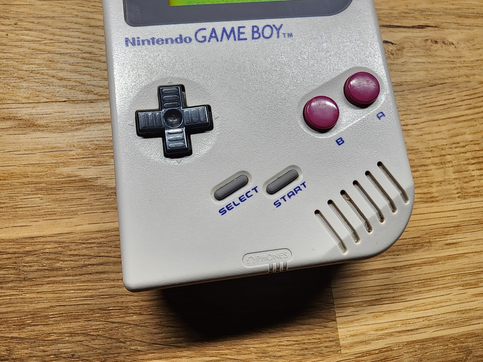 Original Nintendo Game Boy DMG Handheld Authentic *RESTORED + Glass Screen Lens!