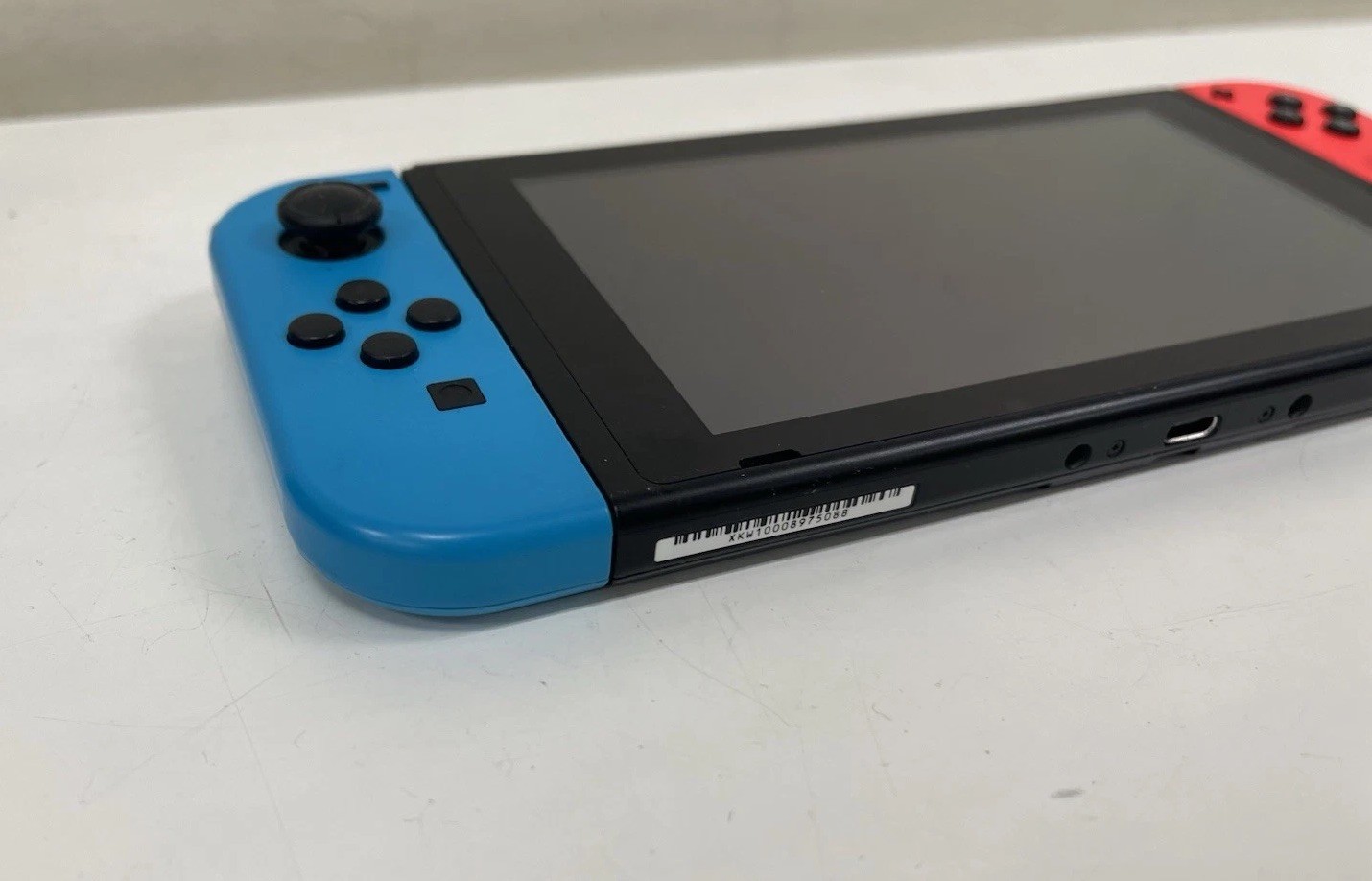 Nintendo Switch Handheld Console – Neon Blue Red JoyCons – Excellent Condition