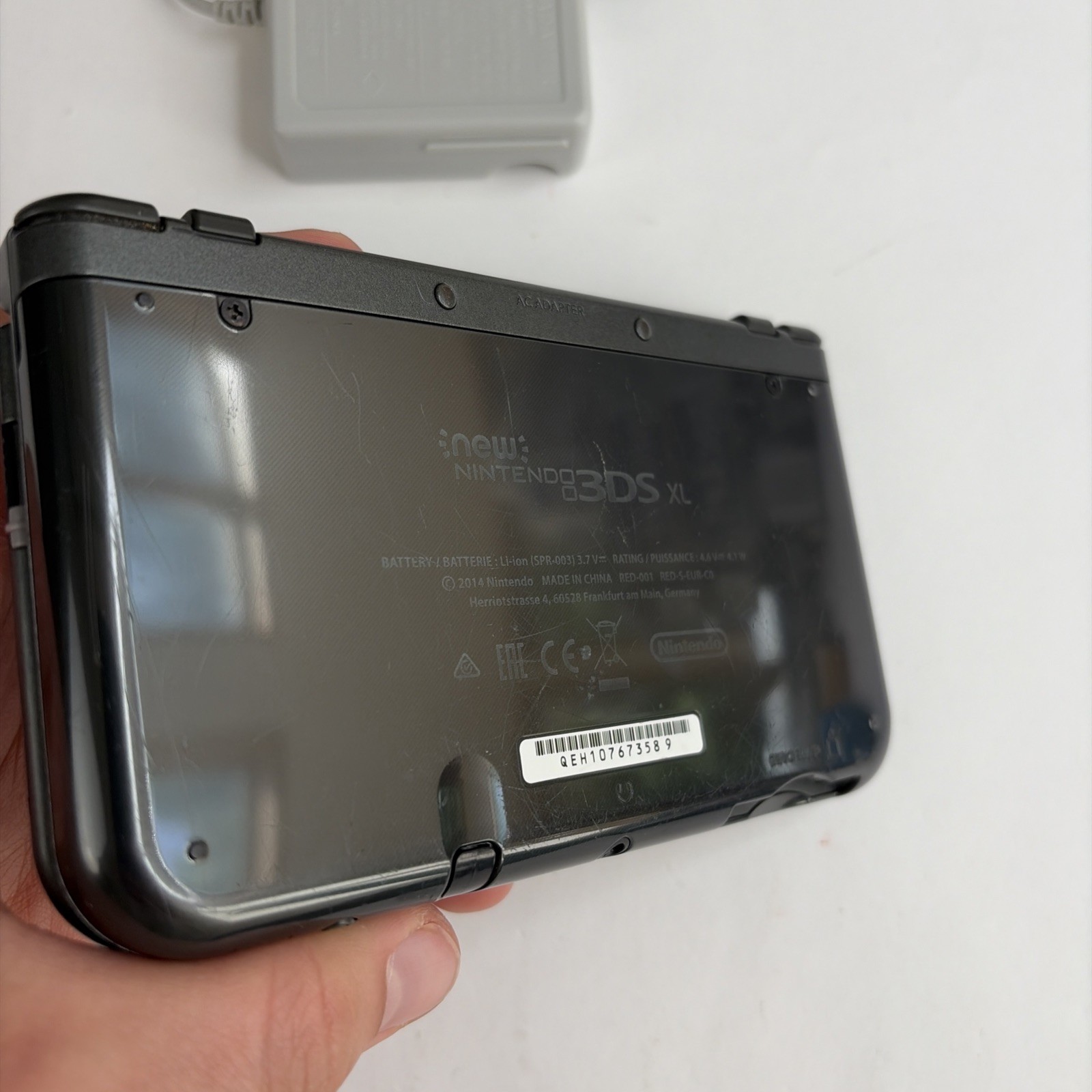 New Nintendo 3DS XL Gray Black Console, Charger Stylus US Version