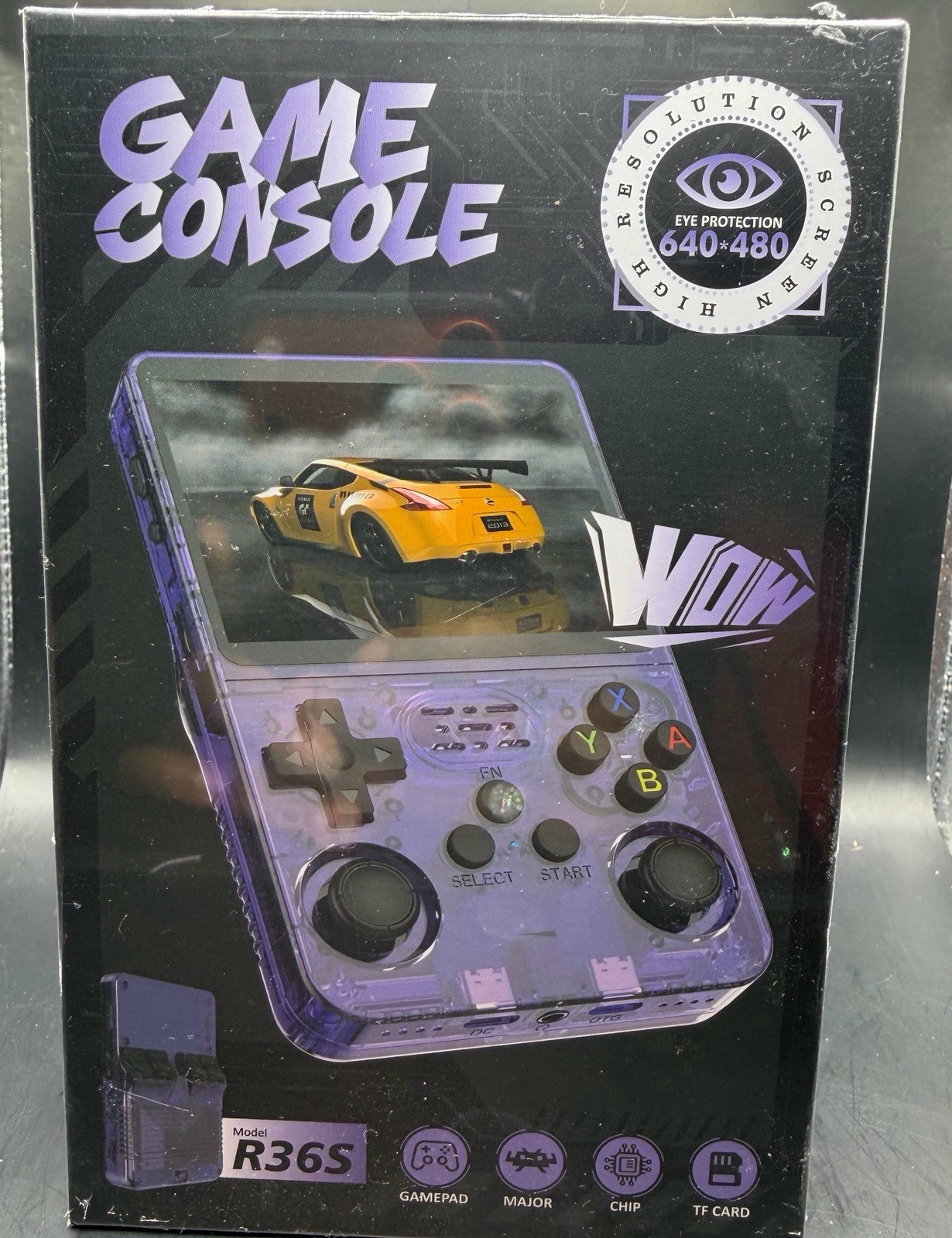 R36S Handheld Game Console Blue 640×480 Wi-Fi 1GB Region Free 2023 Sealed New