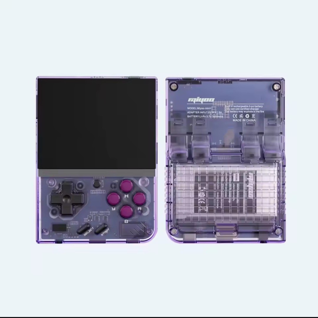 Miyoo Mini Plus Retro Handheld Game Console full 64GB Linux System with Case!