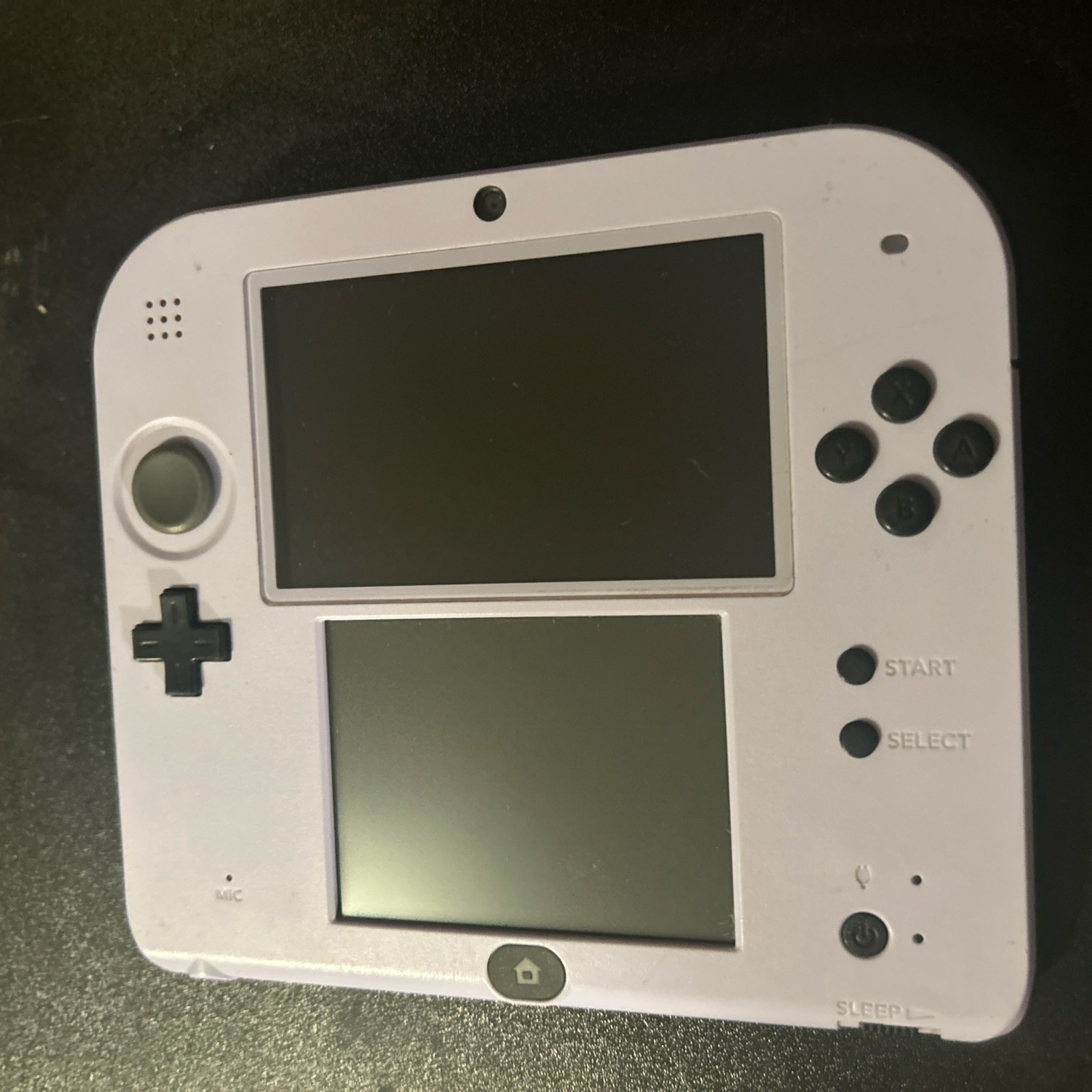 Nintendo 2DS Lavender Purple & Black NTSC U/C USA Games Mariokart & Mario Party
