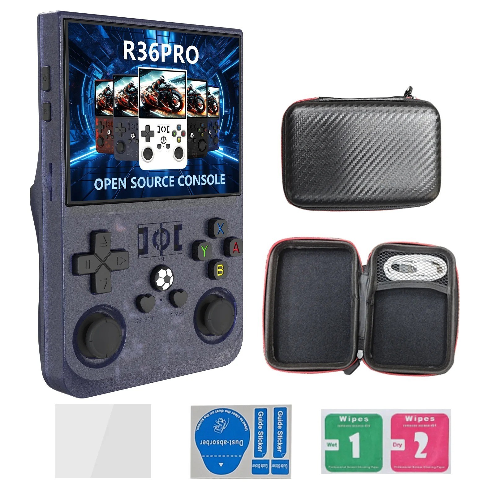 R36S Pro Game Console Retro 128gb Consola R36s R36 S R36h Rs36s K36 Konsole Cons