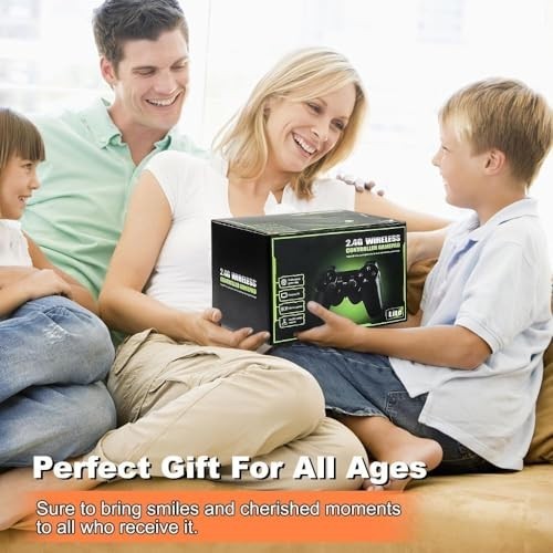 Retro Gaming Console with 20,000+ Classic Games, 23 Emulators, Dual Wireless Con