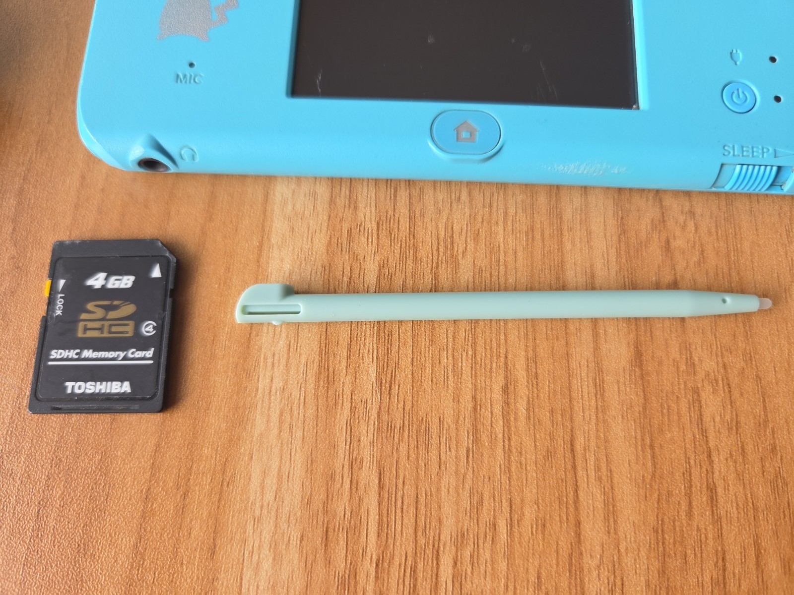Nintendo 2DS Pokemon Center Special Edition Light Blue Pikachu Japan Region Lock