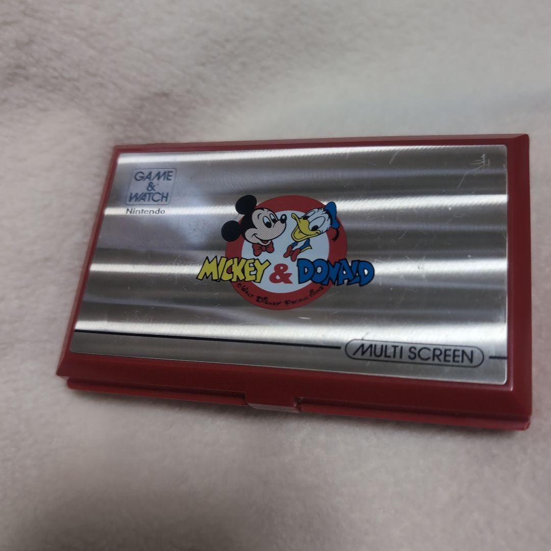Nintendo Game & Watch Mickey & Donald DM-53 Japan 1982 F/S Vintage Collectible