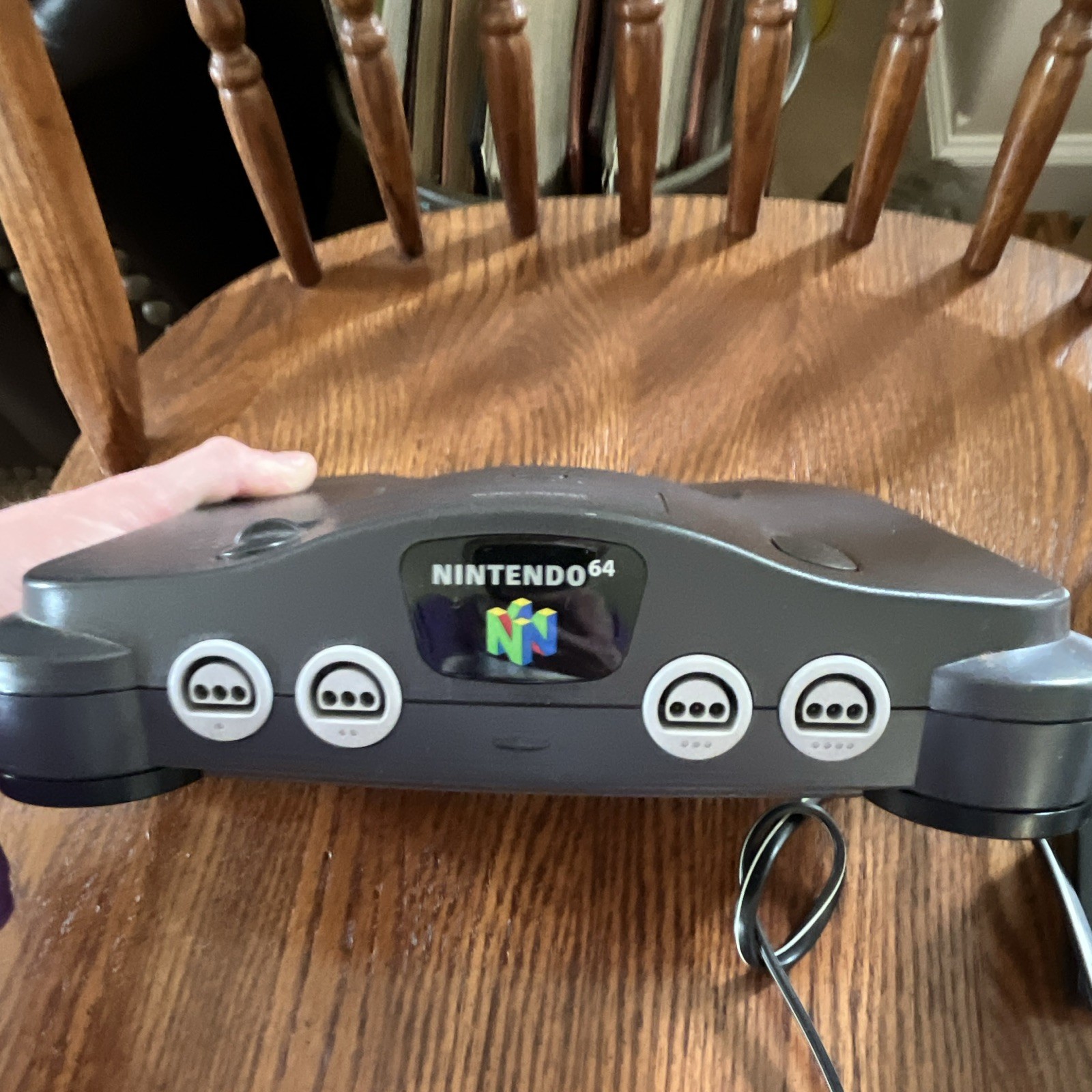 Nintendo 64 N64 Gray Console/Power Supplu Only. Tested and Working.