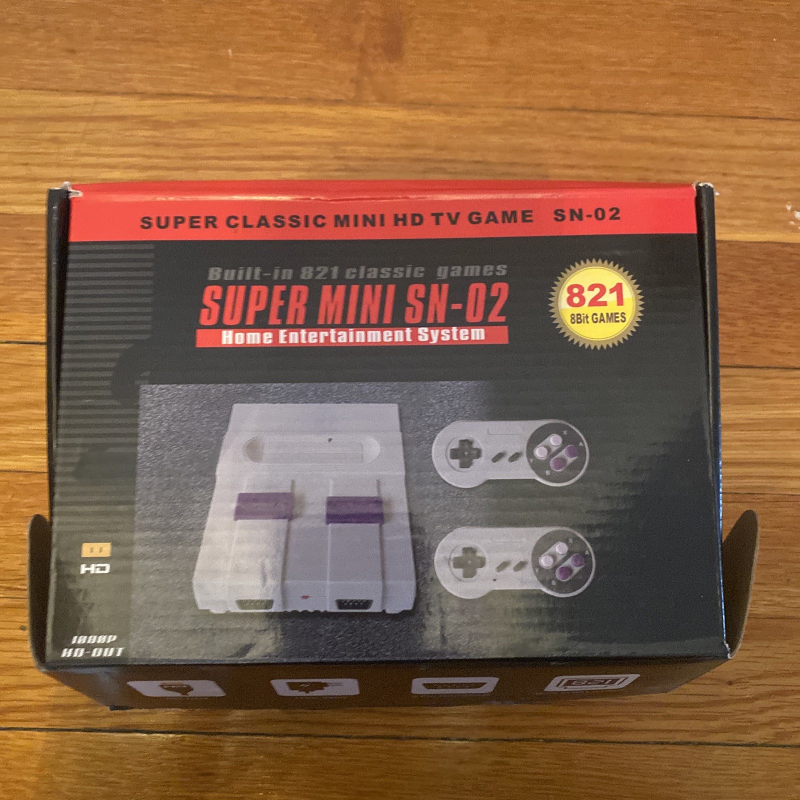 Super Mini SNES SN-02 retro NES hdmi TV game console !!!!! Empty Box Only !!!!!*