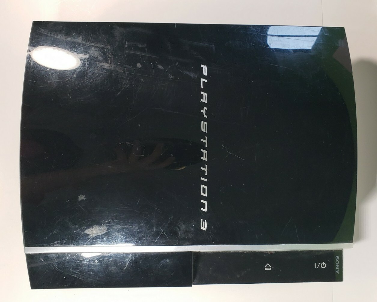 Sony Playstation 3 PS3 40GB Console Fat CECHH01 FOR PARTS REPAIR NOT WORKING