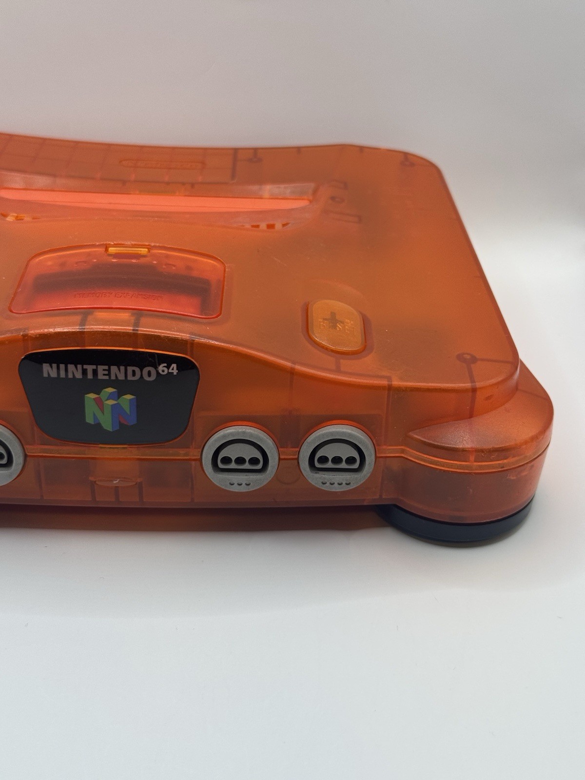 Nintendo 64 N64 Fire Orange Funtastic Console Only Tested Working