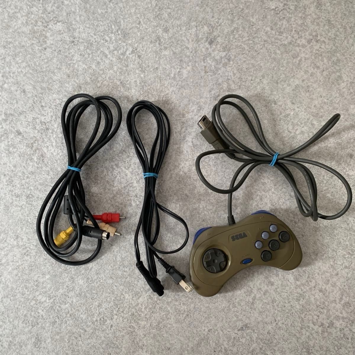 Sega Saturn HST-3200 Console Controller 3 Games Power Memory Tested