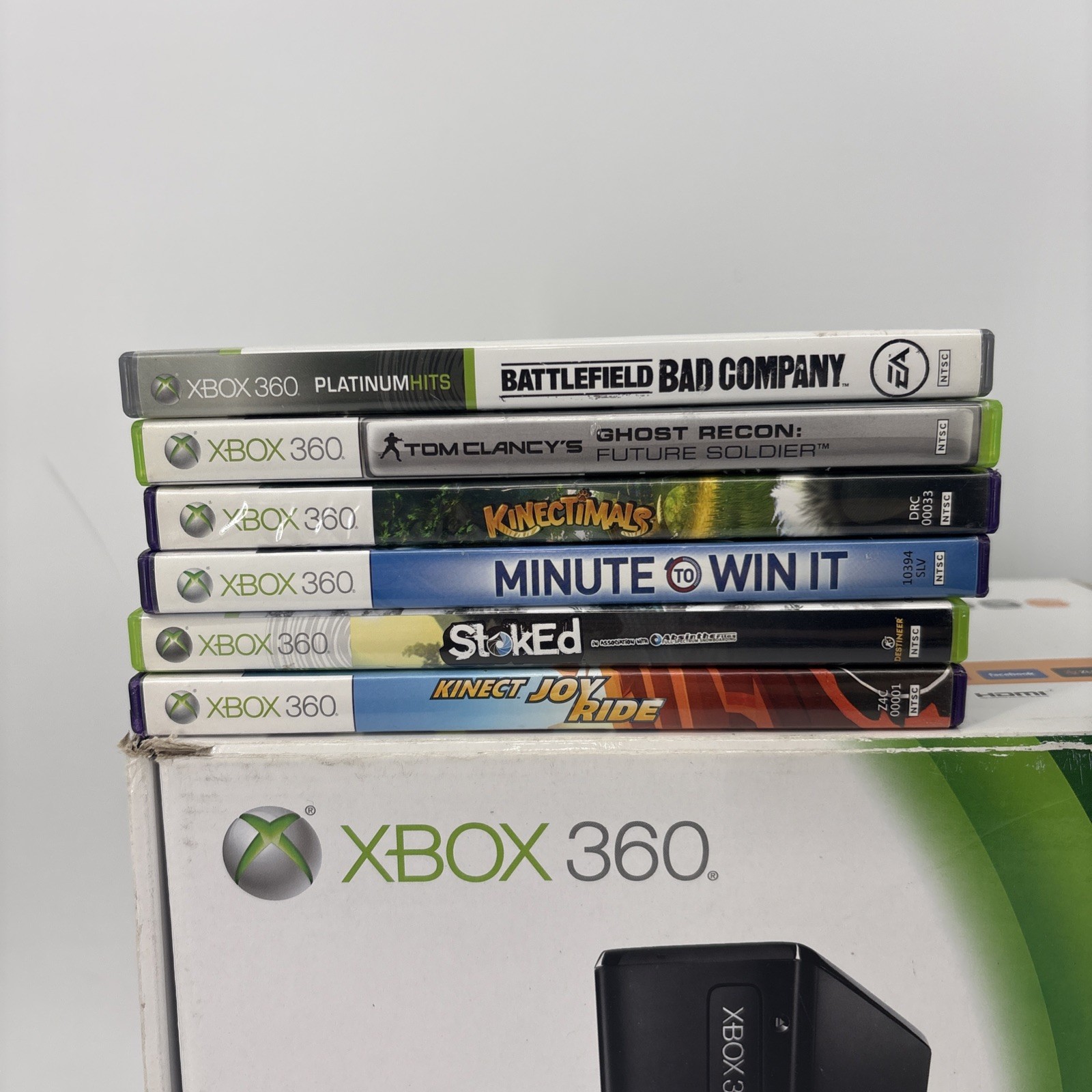 Microsoft Xbox 360 Slim 4GB Black Matte Console Model 1439 Complete In Box VGC