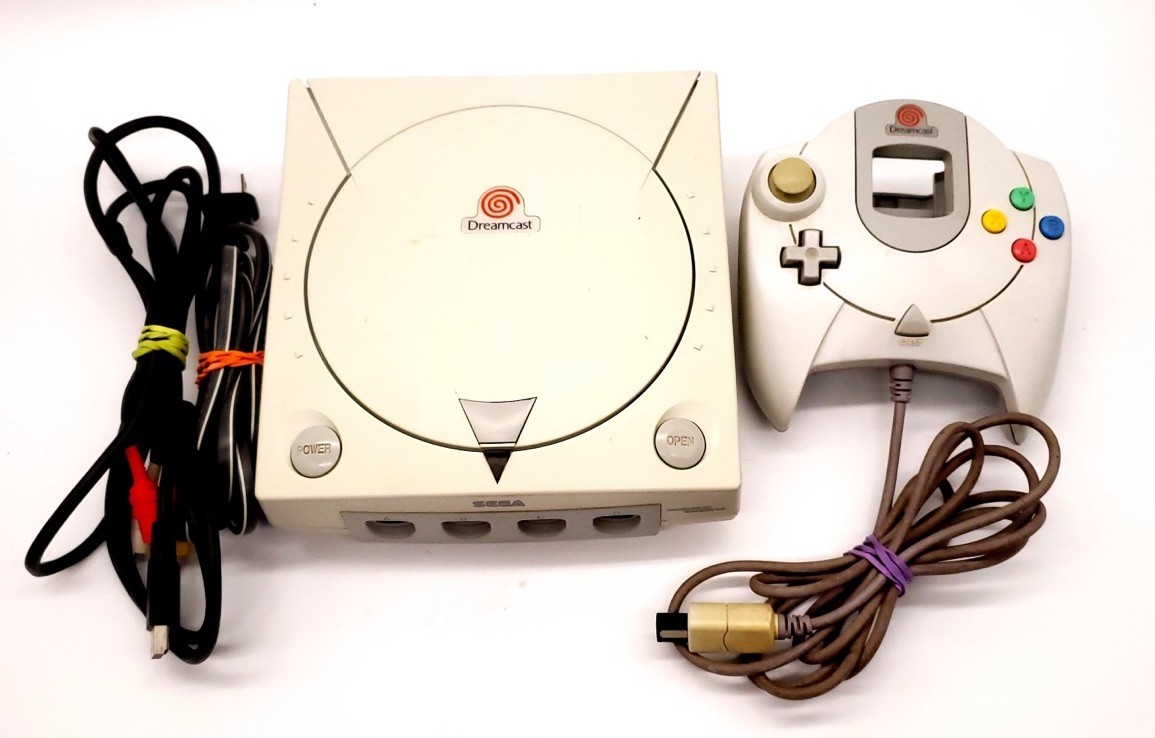 SEGA Dreamcast HKT-3020 Home Console – White Tested & Working