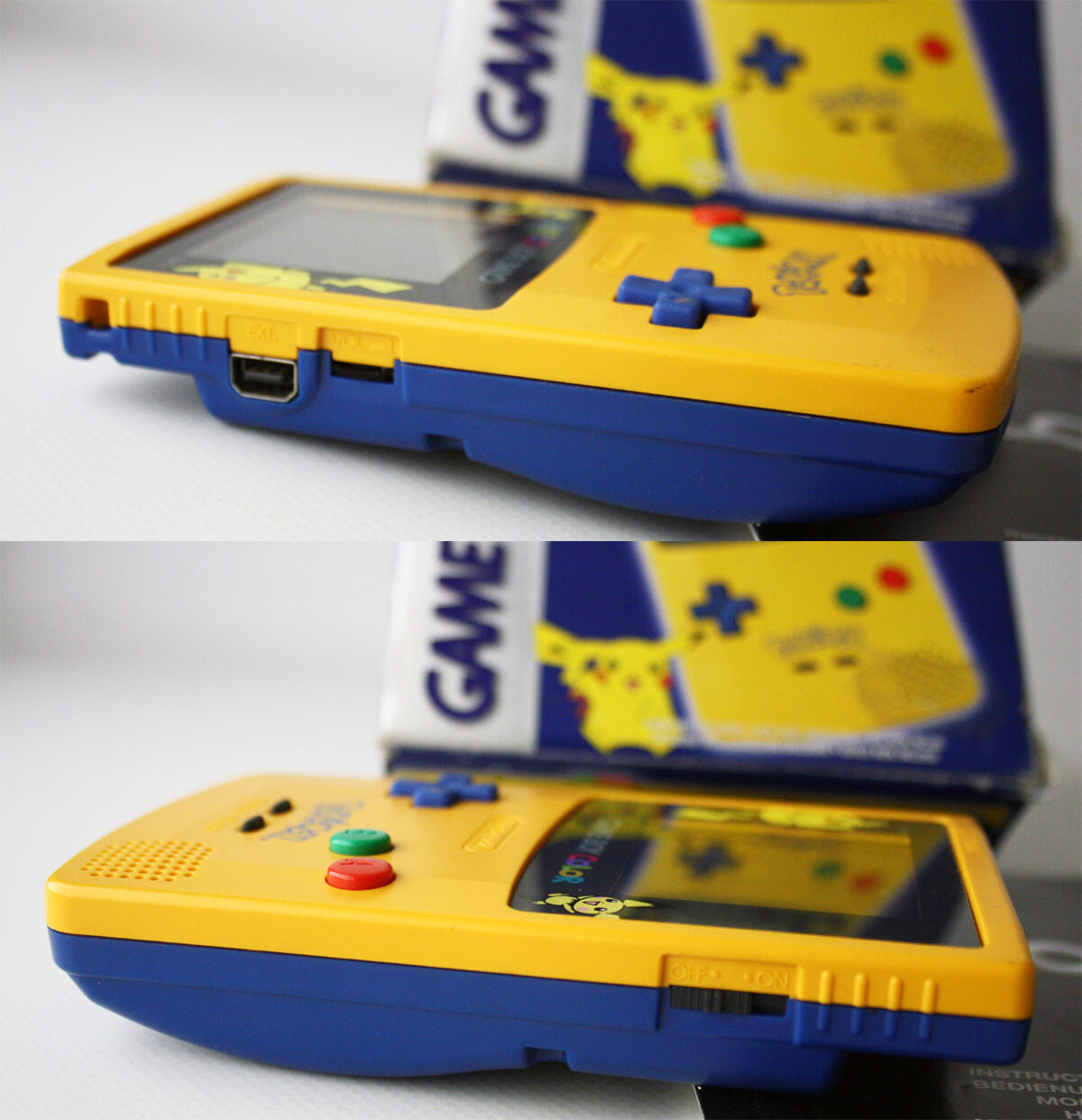 2001 NINTENDO GAME BOY COLOR POKEMON SPECIAL EDITION CONSOLE OLD STORE FIND !