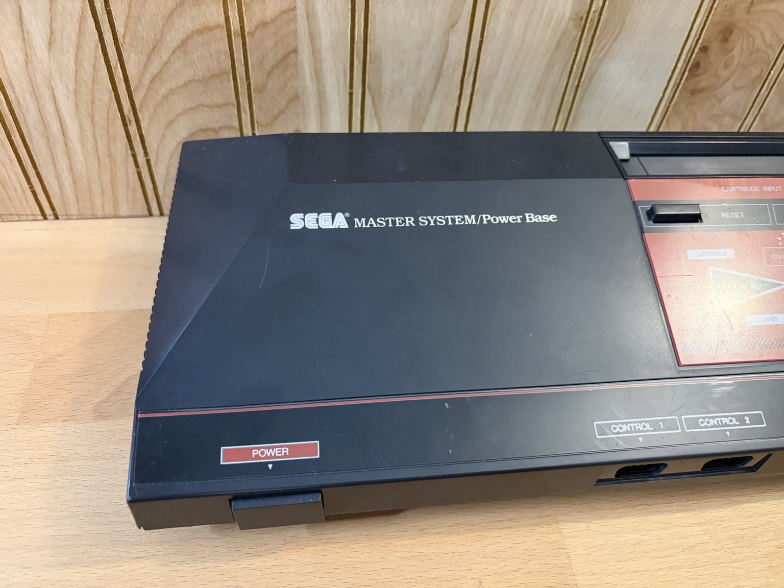 Sega Master System Power Base Video Gaming Console only *Broken Plastic* TESTED
