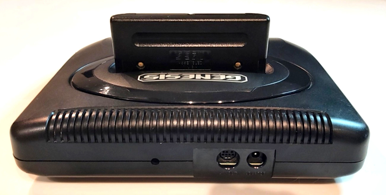 SEGA Genesis Model II VA3 MK-1631 Console w/ Streets of Rage 2 Controller AC AV