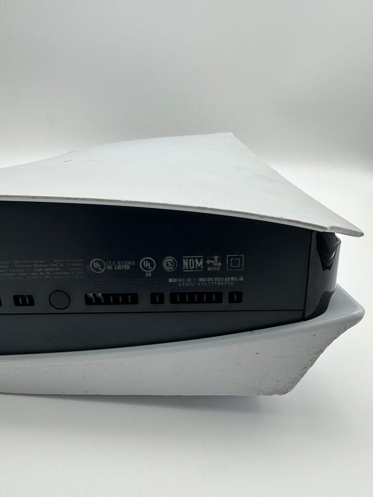 Sony PlayStation 5 Disc Edition CFI-1215A White Broken for Parts DOES NOT POWER