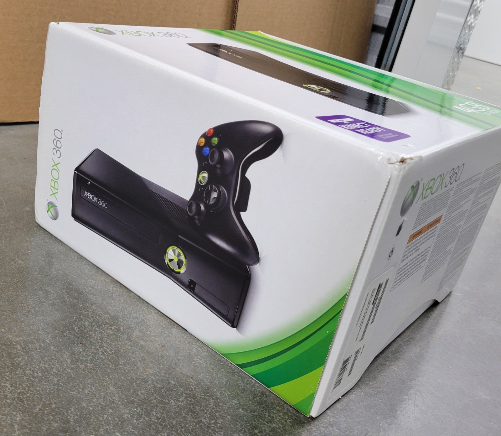 Xbox 360 Slim Console Bundle 15 Games Box Controller Fifa World Cup Model 1439