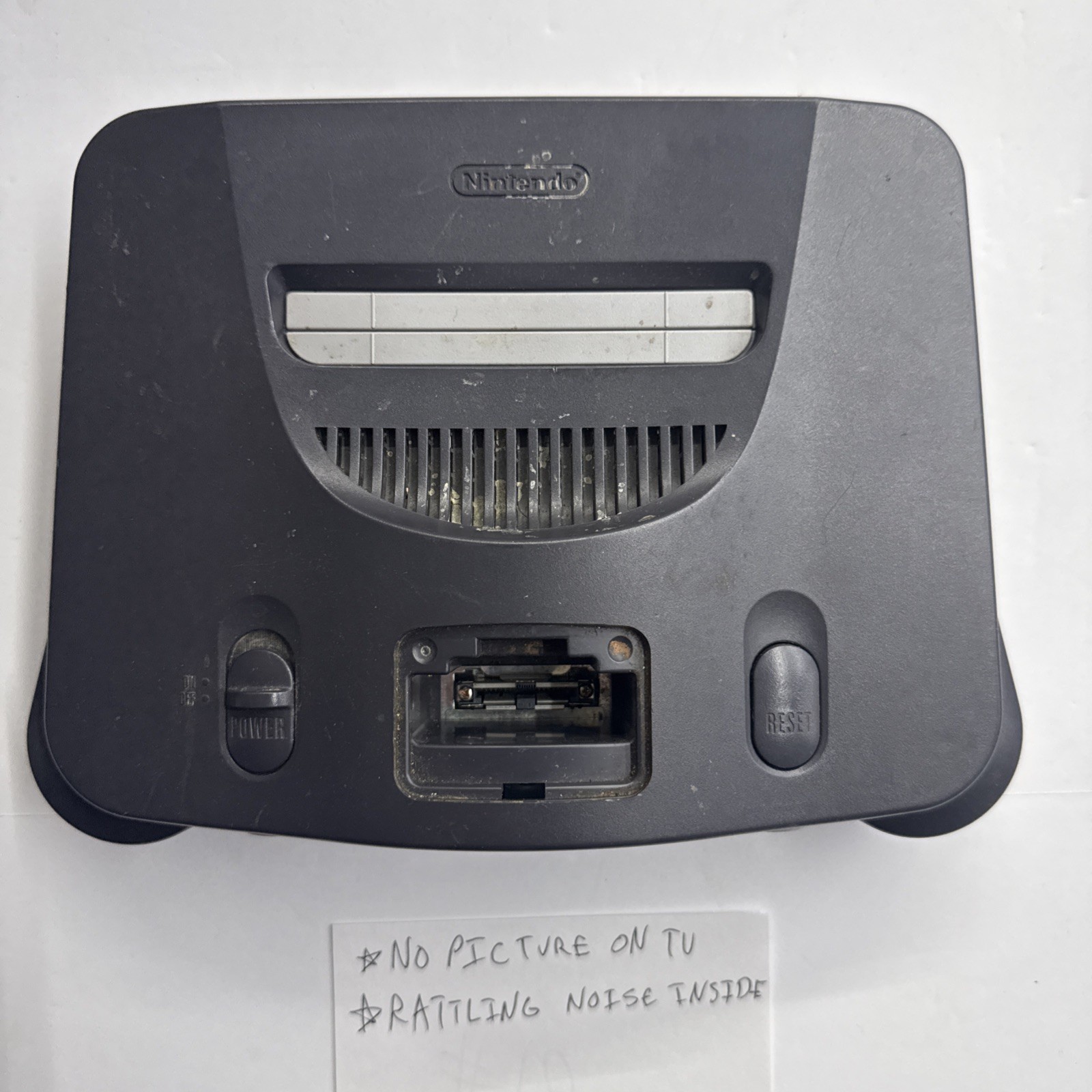 Defective – Nintendo 64 Home Console – Black No Picture N64 #10