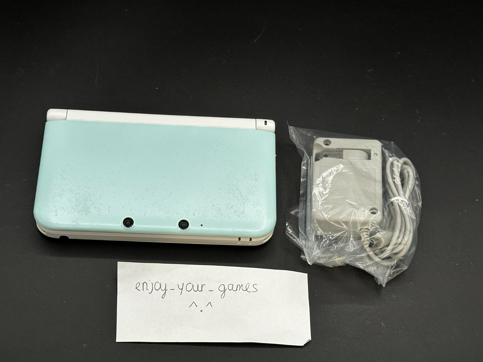 Nintendo 3DS XL LL Mint/White | English | Charger | US Seller – SHIP IN 1-DAY