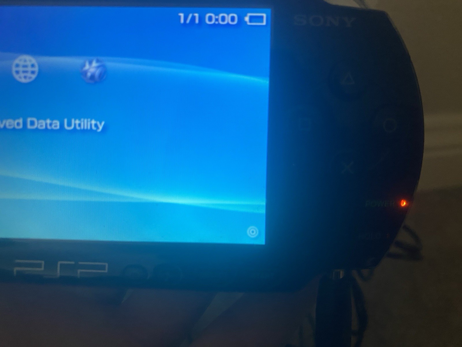 Sony PSP Handheld System Black Wi-Fi Capability Headphone Jack