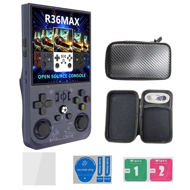 Open Source 4.0in R36Max Handheld Game Console Retro Supports Multiple Emulators