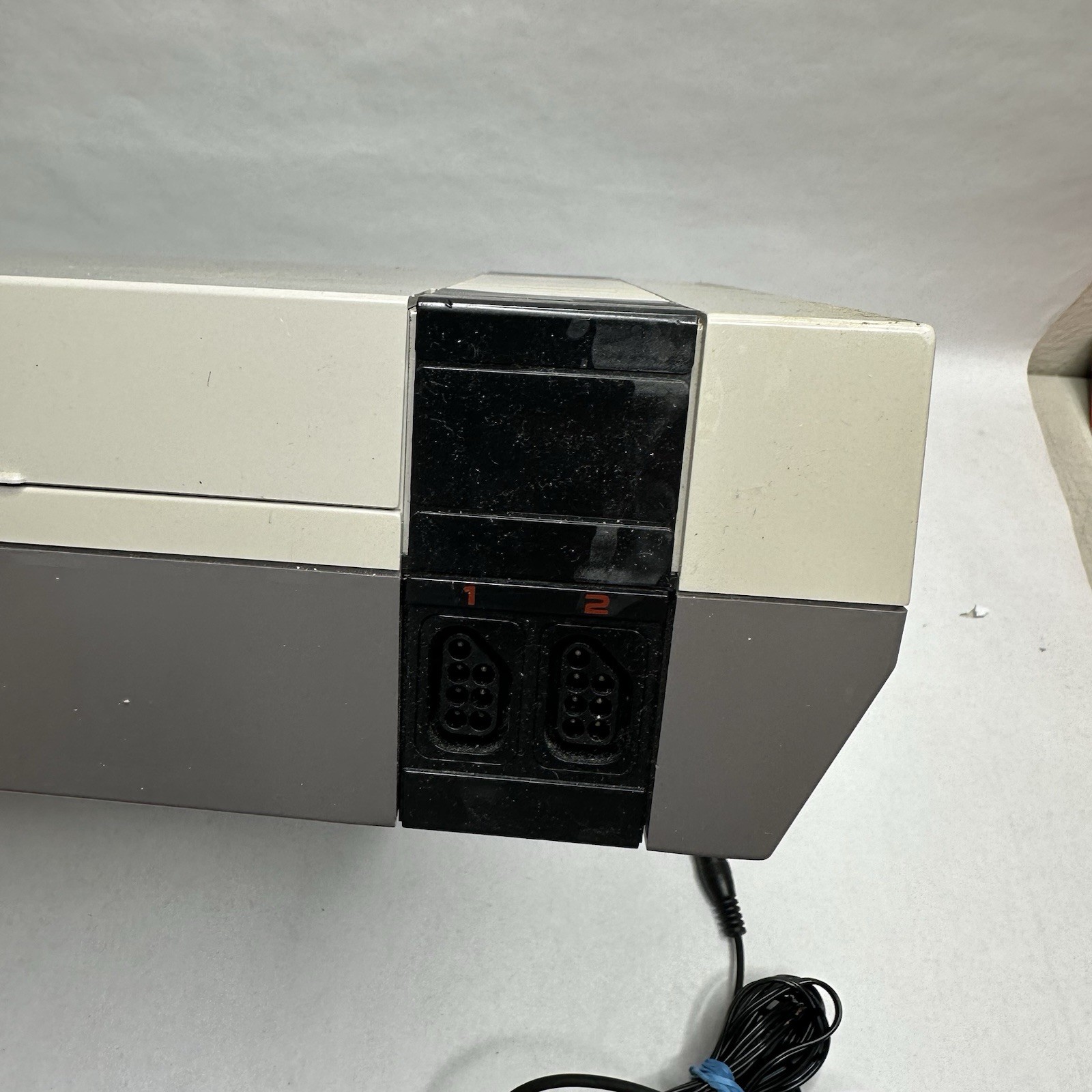 Original Nintendo NES Console Bundle Cables Controller Works Tested