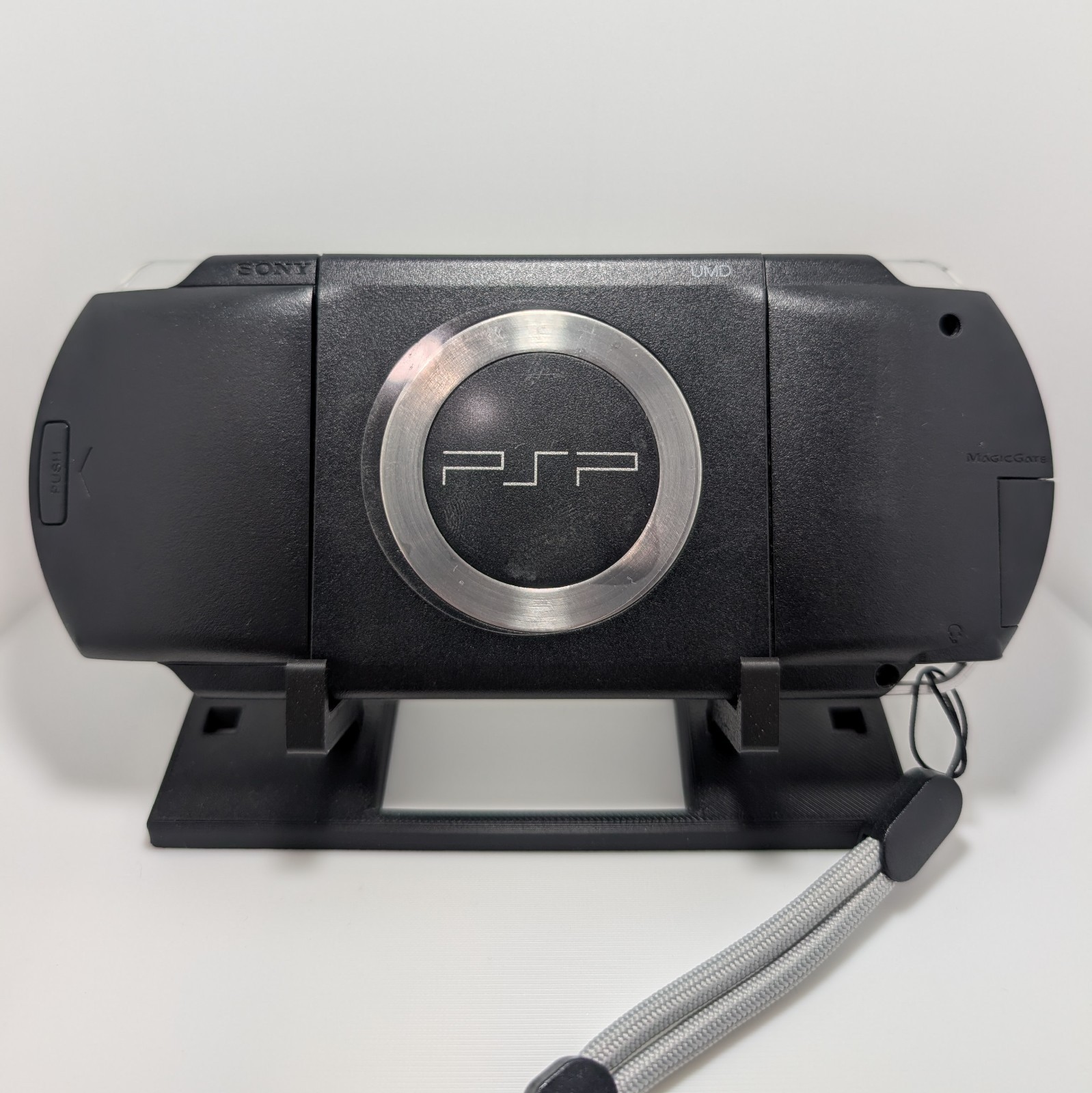 Sony PSP 1000 Laminated IPS w/ 128GB microSD Card – Gray/Black | Read Desc.
