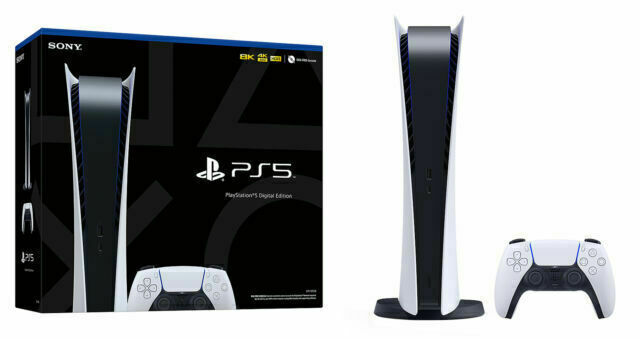 Sony PS5 Digital Edition Console – White