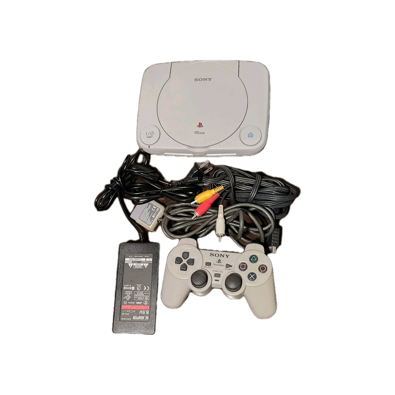 Sony PS One Slim Console,1 Controller, Cords, No Games Tested