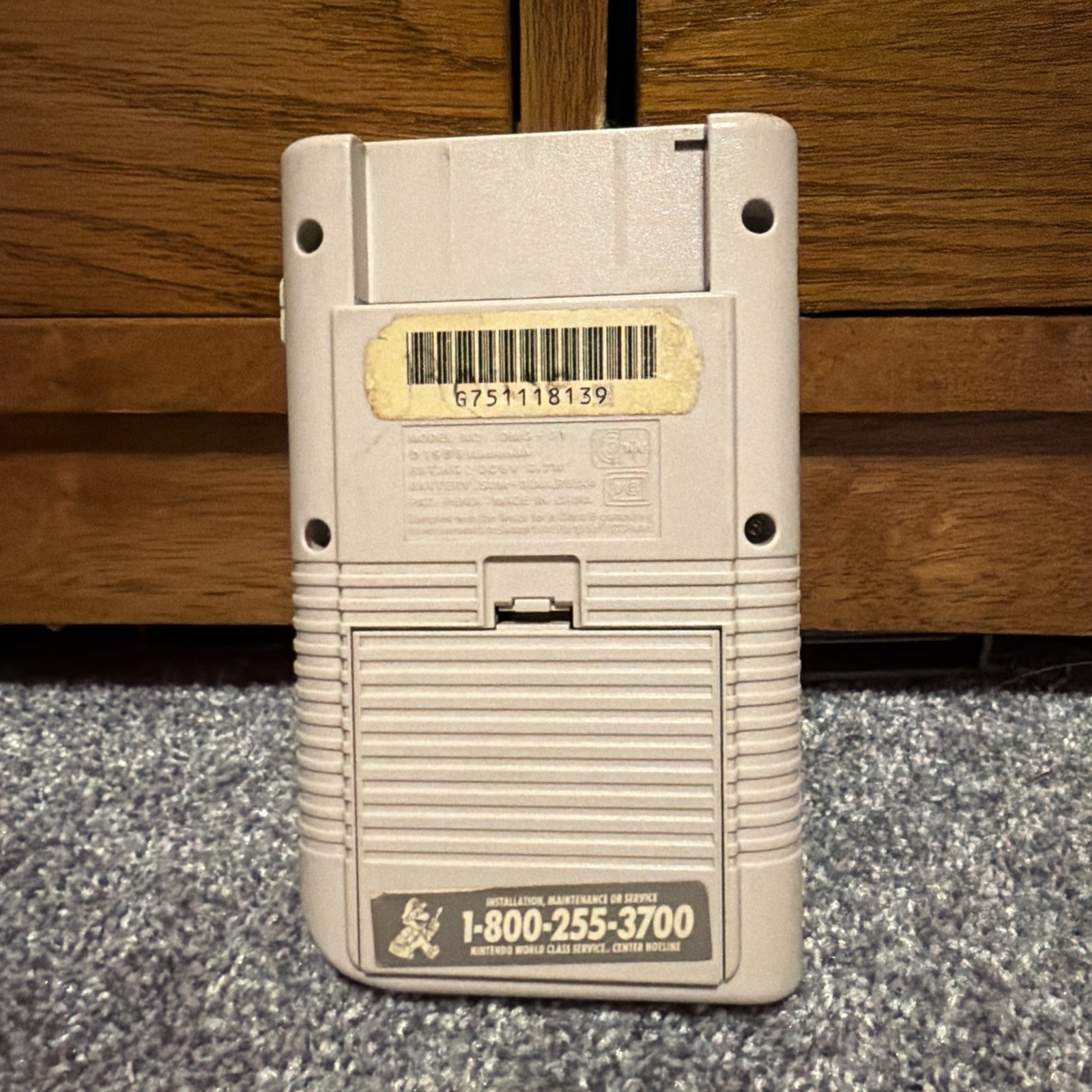Original Nintendo Gameboy DMG-01 With OEM Carry Bag Working READ
