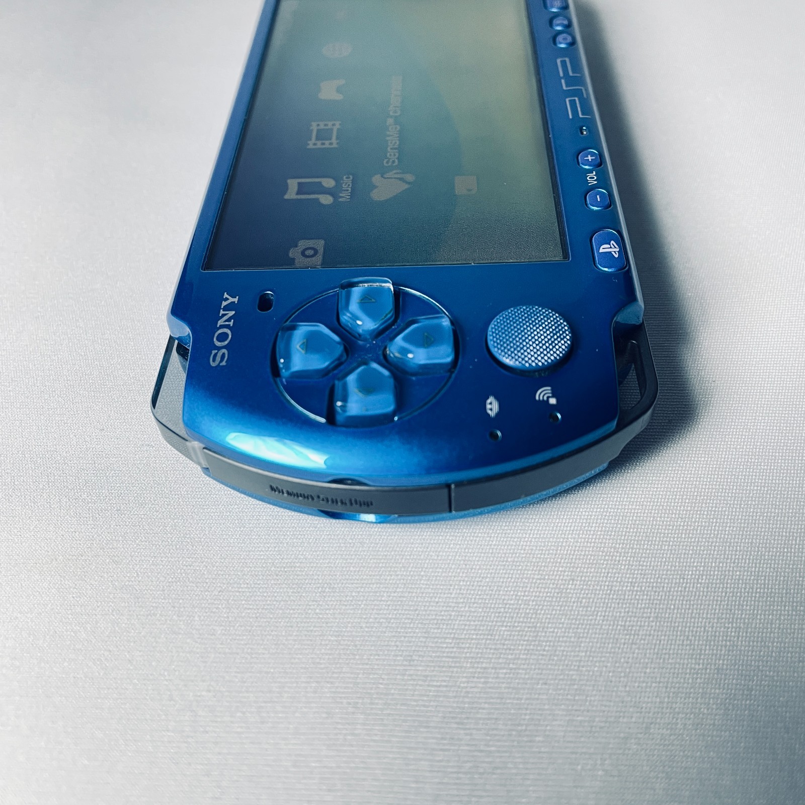 Sony PlayStation Portable PSP-3000 Vibrant Blue Console Japan Working Tested #14