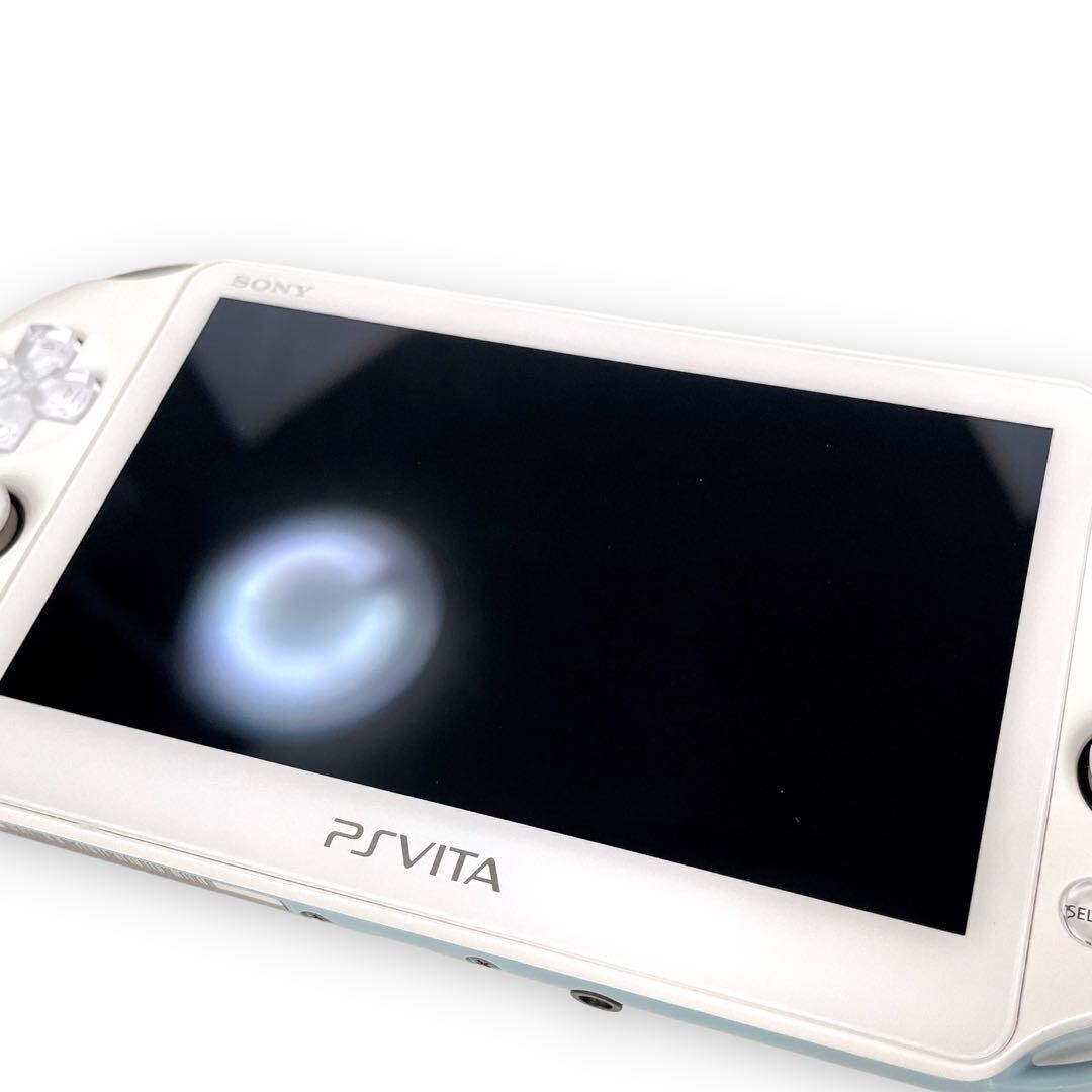 【Unused】SONY PS Vita Light Blue / White PCH-2000 ZA14 Console Wi-Fi model F/S JP