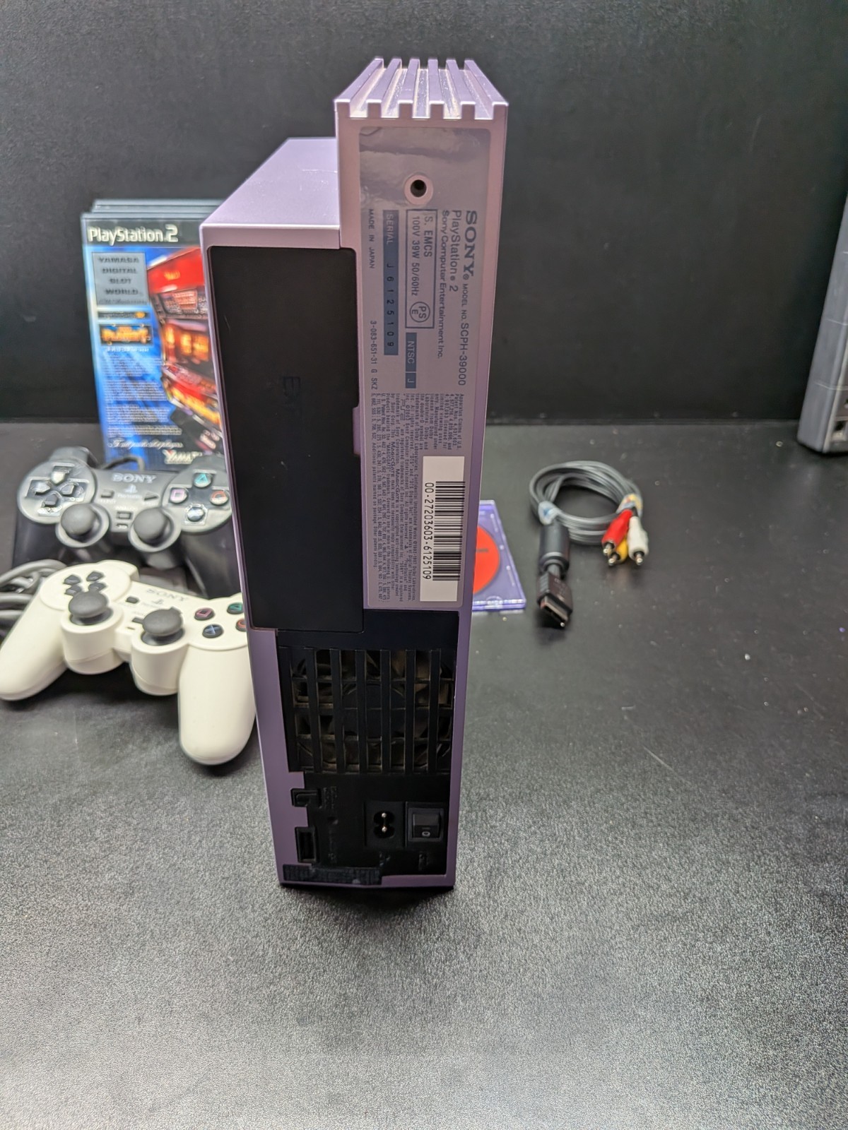 PlayStation 2 PS2 Sakura Pink Console Controllers SCPH-39000 NTSC-J Japan Tested