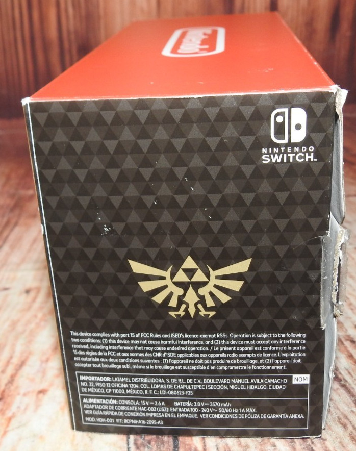 IN BOX! Nintendo Switch Lite Legend of Zelda Hyrule Limited Edition 128gb Memory