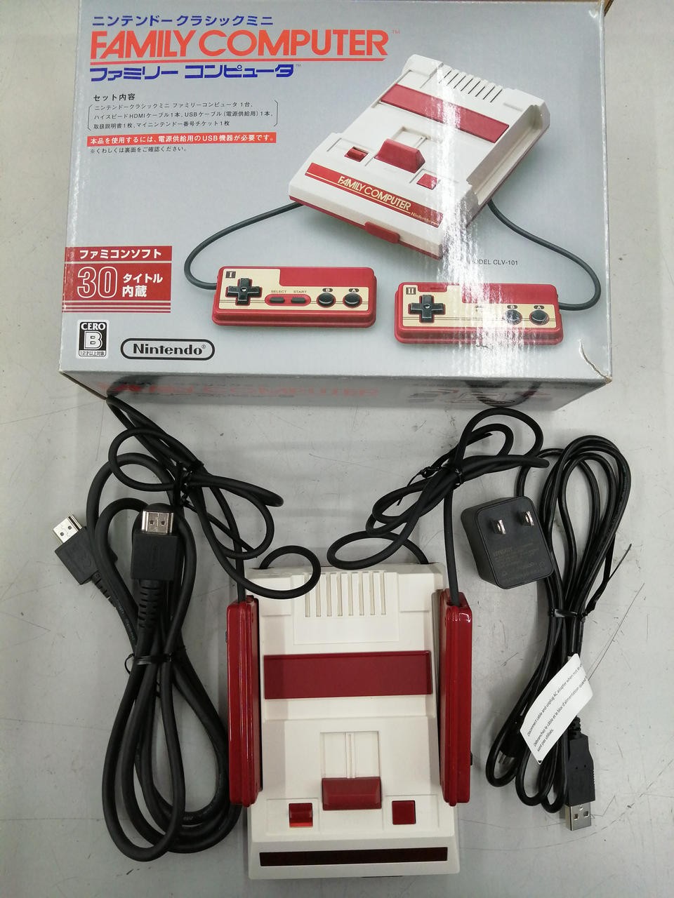 With Adapter Can be connected to a TV Model CLV 101 NINTENDO