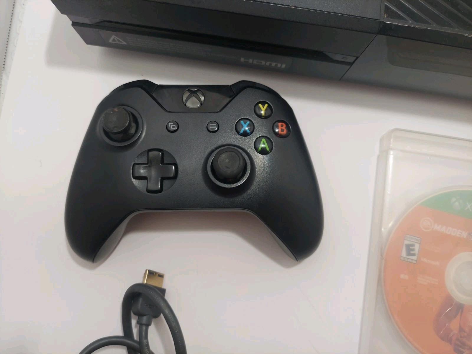 Xbox One 500GB Console Bundle – Controller – Power & HDMI Cord – Tested