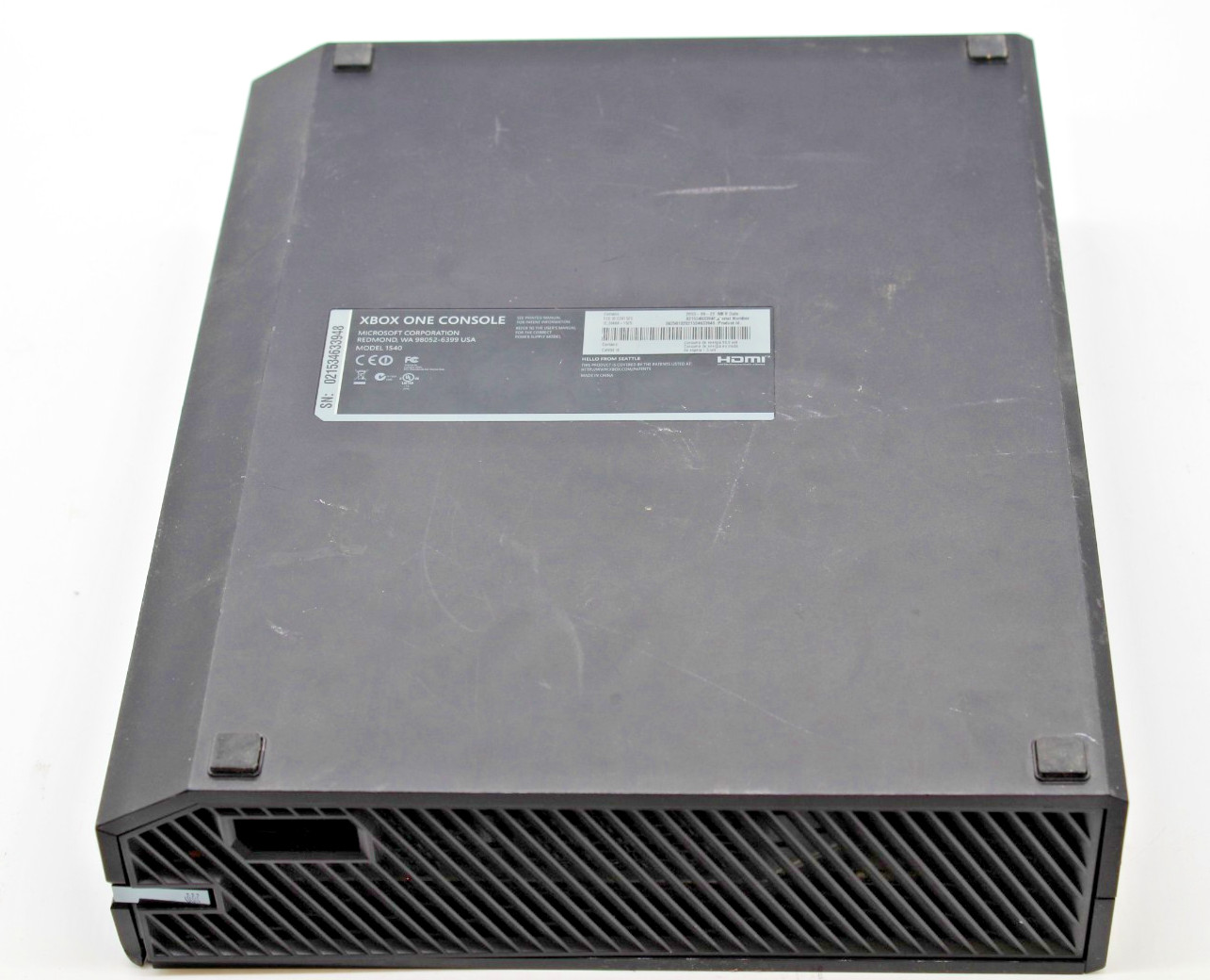Microsoft Xbox One Home Console Black for parts or repair