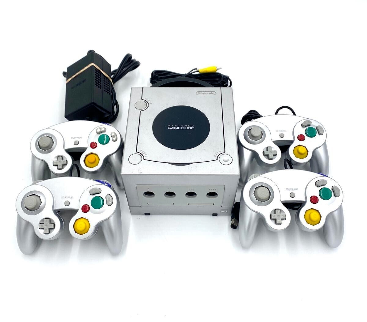 Nintendo GameCube console + Controllers + Wires + Memory Card Choose Your Bundle