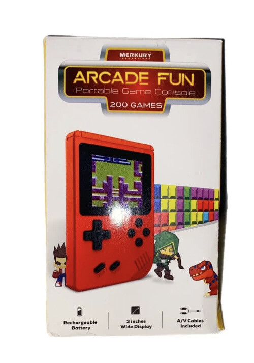 Merkury Innovations Arcade Fun Portable Gaming Console 200 Games