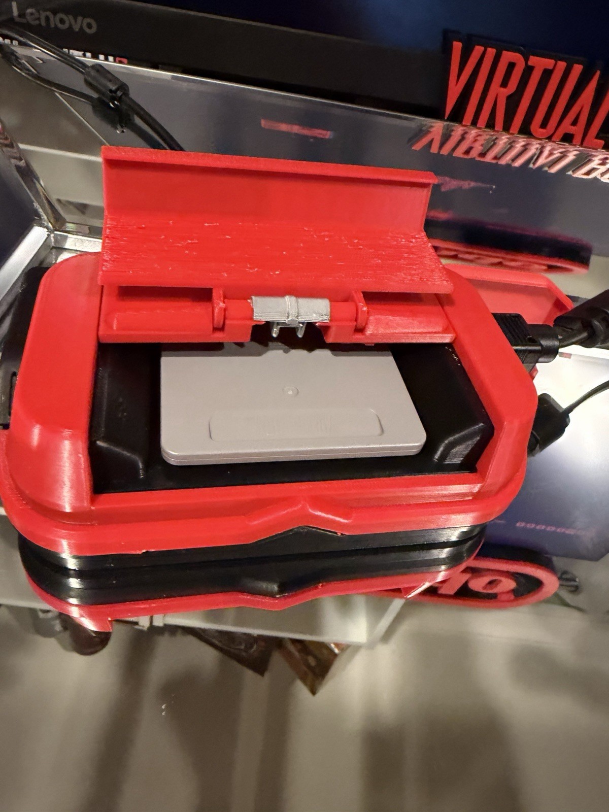 Nintendo VIRTUAL BOY CONSOLIZED VGA Out -Virtual Tap,(1) extension cord, 1 game