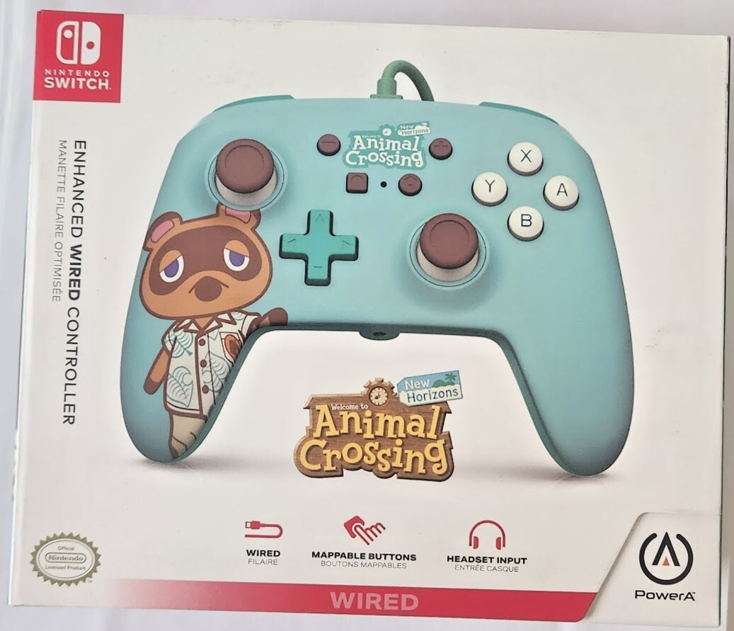 PowerA Enhanced Wired Controller (Animal Crossing: Tom Nook) New Special (2021)
